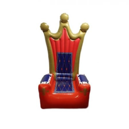 Opblaas stoel met kroon